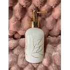 Dispensador De Jabón Cerámica 400 Ml. Jabonera Marmol 9