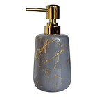 Dispensador De Jabón Cerámica 400 Ml. Jabonera Marmol 13