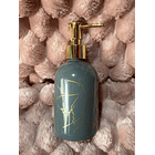 Dispensador De Jabón Cerámica 400 Ml. Jabonera Marmol 14