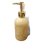 Dispensador De Jabón Cerámica 400 Ml. Jabonera Marmol 2