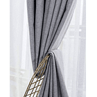2 Cortinas Opacas Para Sala De Estar O Habitación 140x230cm 6