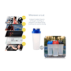 Botella Agua Shaker Sport Mezcladora Proteína Colores 5