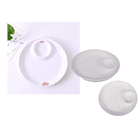 Plato De Cerámica Con Separador - Snacks O Salsas 6