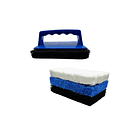 Cepillo Con Mango Para Esponja + 3 Almohadillas 3