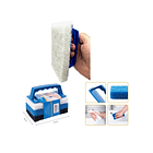 Cepillo Con Mango Para Esponja + 3 Almohadillas 4