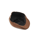 Gorro Boina Marron Plano Tradicional 2