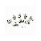 Ruedas De Doble Rodamiento Accesorios Para Armarios De Ducha 4