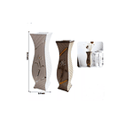 Florero Jarrón De Cerámica Blanco Diseño Vintage 3