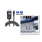 Adaptador Cable Usb Tipo C 3.1 A Hdmi/ Usb-c A Hdmi 4k 30hz 5