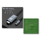 Adaptador Cable Usb Tipo C 3.1 A Hdmi/ Usb-c A Hdmi 4k 30hz 8