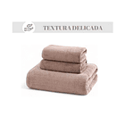 Pack 3 Toallas Baño De Cuerpo Pelo Y Cara Microfibra ROSADO 6