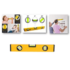 Nivel De Burbuja Profesional 30cm Con Triple Medición 4