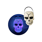 Cabeza Calavera Con Luz Halloween . 3