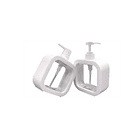 2 Piezas, Dispensador De Jabón De Plástico BLANCOI  1