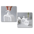 2 Piezas, Dispensador De Jabón De Plástico BLANCOI  3