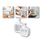 2 Piezas, Dispensador De Jabón De Plástico BLANCOI  6