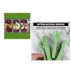 Set Picnic Pack Camping 6 Personas 32 Pzs Verde 5