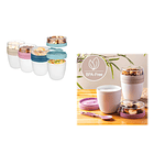 Lunch Pot Yogurt Recipiente De Comida Aislado De 2 Niveles 4