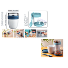 Lunch Pot Yogurt Recipiente De Comida Aislado De 2 Niveles 5