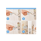 Topes Para Puertas Manilla Silicona Multiuso 5