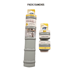 Pack 2 Ganchos Rebatible Fácil Colocación 25x5 Cm 1