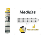 Pack 2 Ganchos Rebatible Fácil Colocación 25x5 Cm Blanco y Gris 3