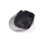 Boina Sombrero Elegante Con Estilo Gris Lisa 3