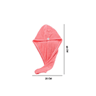 Toalla De Microfibra Para Mujer, Cabello Seco, Gorra Rosa 2