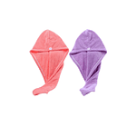 Toalla De Microfibra Para Mujer, Cabello Seco, Gorra Rosa 3