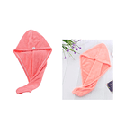 Toalla De Microfibra Para Mujer, Cabello Seco, Gorra Rosa 6