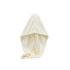 Toalla De Microfibra Para Mujer, Cabello Seco, Gorra Crema 1