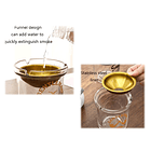 Cenicero De Vidrio Con Embudo Alta Calidad 8