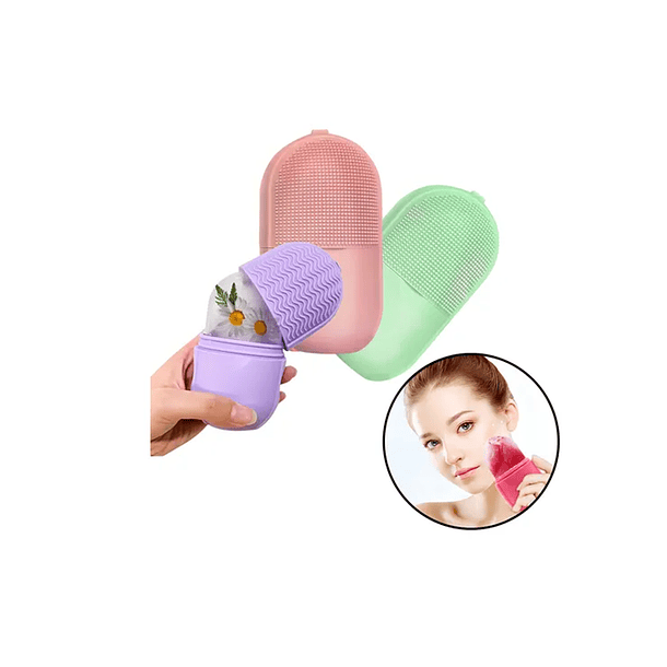 Molde De Silicona Rodillo De Hielo Para Masajes Faciales 1