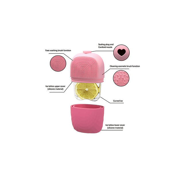 Molde De Silicona Rodillo De Hielo Para Masajes Faciales 3