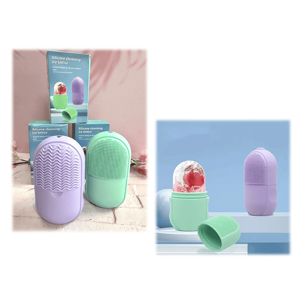 Molde De Silicona Rodillo De Hielo Para Masajes Faciales 6