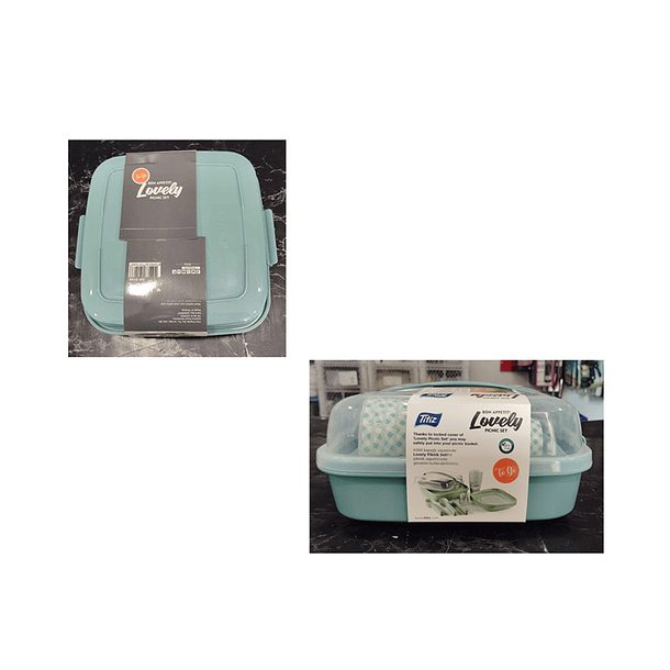 Set Picnic Pack Camping 6 Personas 32 Pzs  2