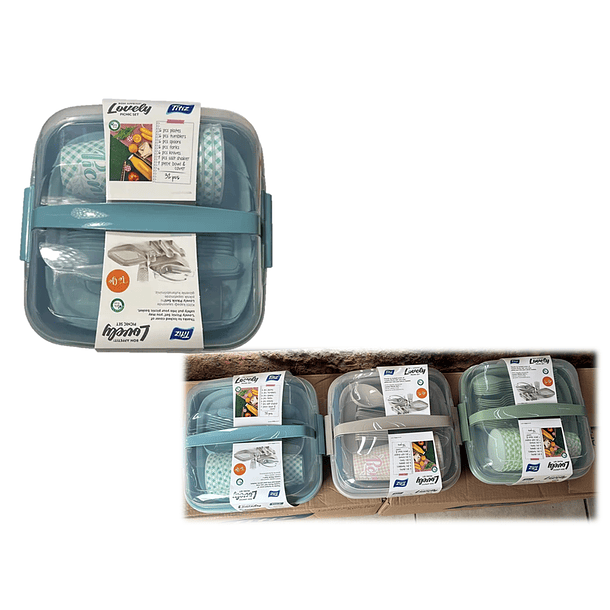 Set Picnic Pack Camping 6 Personas 32 Pzs  6