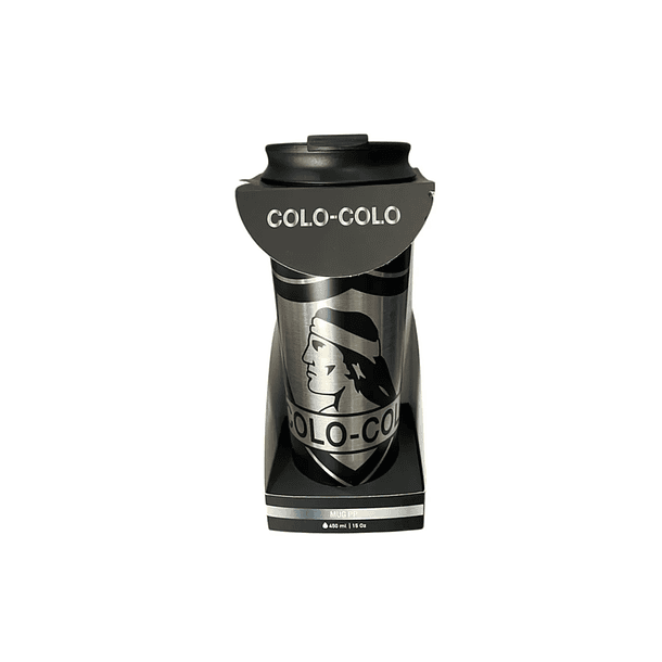 Vaso Colo Colo - 450ml - Futbol Chile Negro Colocolo 2