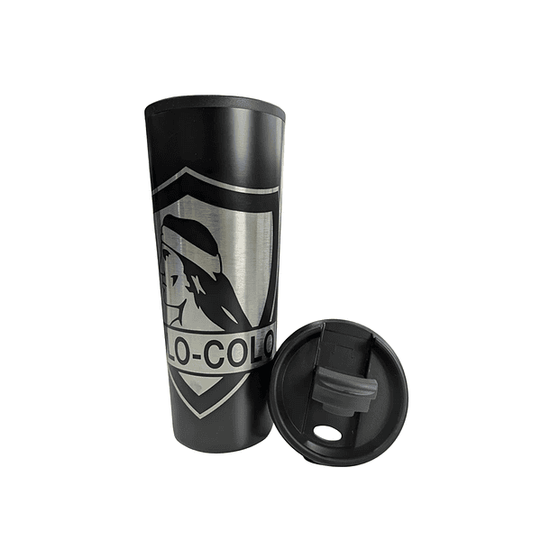Vaso Colo Colo - 450ml - Futbol Chile Negro Colocolo 3