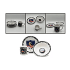 Set De Desayuno Colo Colo 3 Pcs Plato Bowl Y Tazon 4