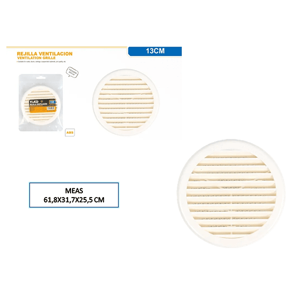 Rejilla De Ventilacion Circular 13cm 1