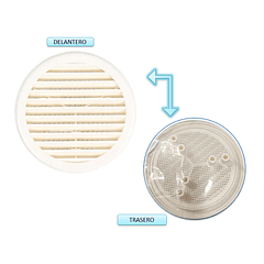 Rejilla De Ventilacion Circular 13cm