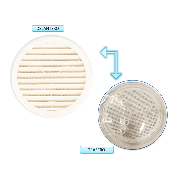 Rejilla De Ventilacion Circular 13cm 2