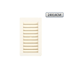 Rejilla Ventilación Generica 24x14 Cm Blanca 1