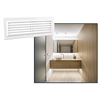 Rejilla Ventilación Generica 26x9 Cm Blanca 4
