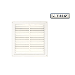 Rejilla De Ventilacion 20*20cm Blanco