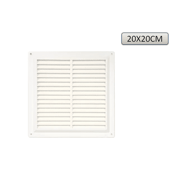 Rejilla De Ventilacion 20*20cm Blanco 1