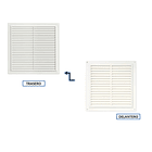 Rejilla De Ventilacion 20*20cm Blanco 2