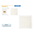 Rejilla De Ventilacion 20*20cm Blanco 3
