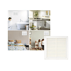 Rejilla De Ventilacion 20*20cm Blanco 4